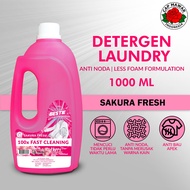 MAWAR HAPPY DETERGENT 1 LITER SUPER CLEAN LIQUID DETERGENT ROSE AROMA 1L DETERGENT