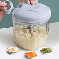 Mini Blender Garlic Chopper Fast Food Chopper Portable Blender Manual Food Processor Hand Pull Chopp