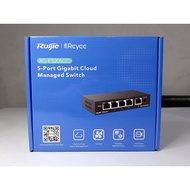 Smart giga 1000 5-port network switch, managed via app, RG-ES205GC (genuine)