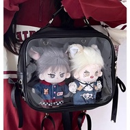 Kawaii Doll Backpack Ita Bag Cute Korean Style Transparent Ita Bag DIY Display Shoulder Bag Girls Sc