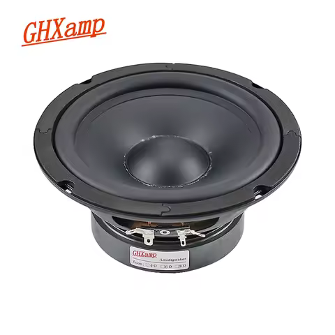 GHXAMP 6.5 inch 165mm Mid Bass Speaker Unit Deep Bass 8ohm 130W HIfi Home Theater Mediant Woofer Rub