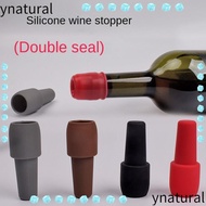 YNATURAL Wine Bottle Stopper, Reusable Silicone Red Wine Sealer, Sparkling Wine Bottle Stopper Wine 