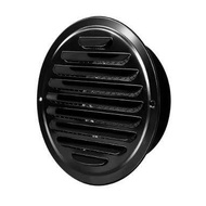 Black Flat Wall Air Vent Grille Ducting Stainless Exhaust Air Vent