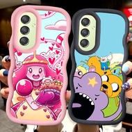 MERAH Z-4 Adventure Time Red Black Pink Case Casing for Samsung Galaxy A04S A15 F15 A05S A14 M15 5G