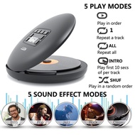 HOTT CD204 Rechargeable Portable CD Player Small Music CD Walkman Discman with LCD Display for Adults Students Ki