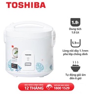 Nồi cơm nắp gài Toshiba 1.8 lít RC-18JH2PV(B) - CHÍNH HÃNG 100% Bảo hành 12 tháng