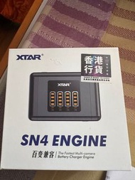 XTAR SN4 engine 充電器 (適合SONY)電池+ Charher Plates