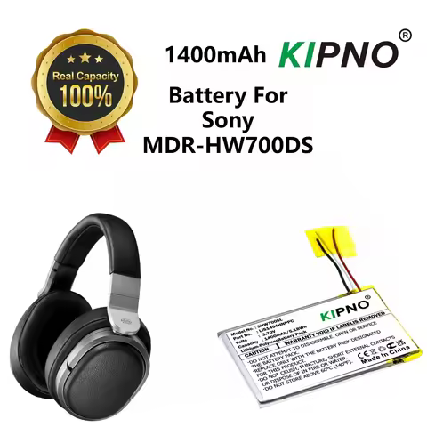 KIPNO 1400mAh Wireless Headset Battery LIS1494HNPPC for Sony MDR-HW700DS