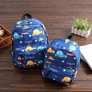 Personalized Printed Cartoon Car Non-Fading Children 0-3-8 Years Old Boys and Girls School Shopping 