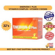 ENERVON C  PLUS FILM TABLETS - VITAMIN B COMPLEX + VITAMIN C 500MG ( 32 TABLETS )