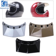 [Gazechimp] Retro 5-Snap Bubble Visor Peak for Motorcycle Helmet Accessories Durable