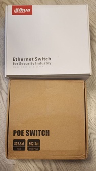 POE Switch 2x 兩個 - Dahua 大華 POE Switch 8 port PFS3010-8ET-96