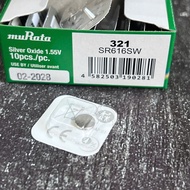 [ EXPRESS ] Japanese Watch Battery Type 1 SR616SW - 321 SR616 616 Murata 1,55V