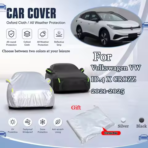 Suitable for VW ID.4 X CROZZ 2021-2025 All Weather Oxford Car Cover Waterproof Anti Hail UV Windproo
