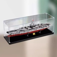 LEGO M38 B1188 Fujian 003 Aircraft Carrier Acrylic Display Box Kotak Penyimpanan Mainan Transparent 