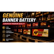 BANNER AGM DIN80, DIN100  START STOP CAR BATTERY OEM FOR MERZ & BMW FREE DELIVERY WHOLE PENINISULAR