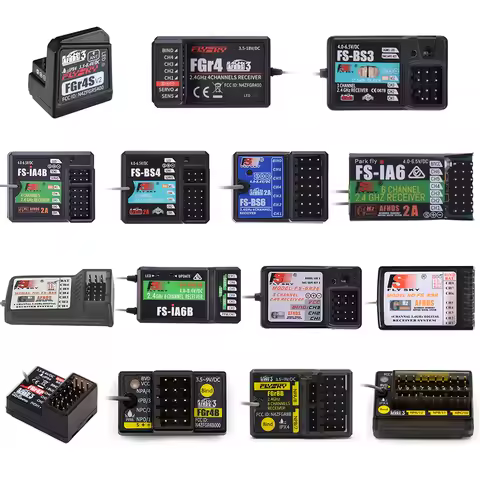 Flysky FGR4S FGR4P FGR4B FS-GR3E FS-R6B FS-iA6 FS-iA6B FS-BS6 FS-R9B RC Receiver for Flysky FS-i6 FS