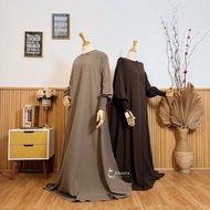 Abaya Long Smock By Khayra Muslimah Abaya Dress Muslimah Abaya Dubai Exclusive Abaya Dress
