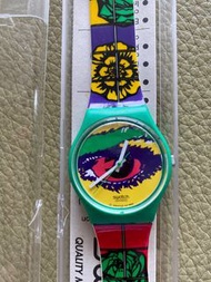 #23春天色系～～全新未用swatch~gg128限量款電子錶