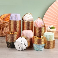 50pcs Colorful Foil Cupcake Liner Paper Cups Baking Muffin Liner Aluminum Foil Cupcake Paper Cups