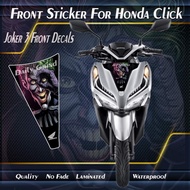 New Honda Click Front Decals For Hond Click 125i/150i v2 Honda Click 125i Accessories