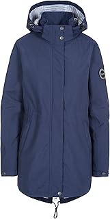 DLX Women's Sabine Waterproof Rain Jacket with Adjustable Hood with Zip