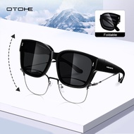 Folding Sunglasses Myopia Glasses TAC Polarized Sunglasses Folding Fit Over Glasse UV400 Wear Over G