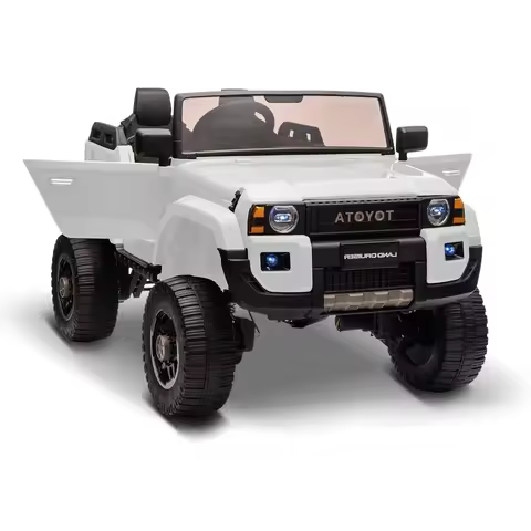Kids Electric Ride On Car Licensed Toyota LC250 24V 2-Seater Ride-On Truck with Remote Control 4×100