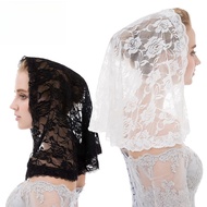 BlessU Veil Lace Mantilla Catholic Church Chapel Veil Head Covering
