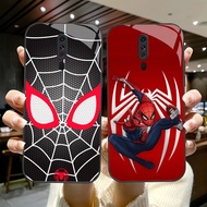 DK-44 Spider-Man LOGO HD Glass Casing hp OPPOV A9 A15 A15S A9X F11 Reno 2F 2Z Pro