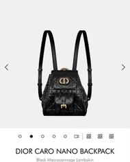 Dior Outlet Caro Nano Backpack