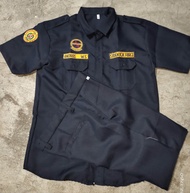 SECURITY GUARD UNIFORM POLO/SHORTSLEEVE TERNO WITH SOSIA,PADPAO,NAME CLOTHS