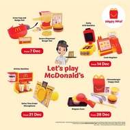 2023 Lets Play Mcdonalds Happy Meal Toys (2023 Mcdonalds Playset Toys)