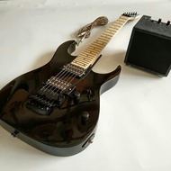PAKET GITAR IBANEZ RG 320 HITAM AMPLY DAN KABEL JACK-Versace07