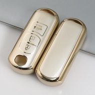 Plating TPU Car Key Cover Case fit for Mazda 2 3 5 6 CX-4 CX-5 CX-7 CX-9 CX-3 CX 5 Accessories