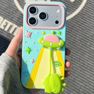 casing IPhone17/16/15/14/13 Phone Case Hakimi Alien Pendant I02C*-&-&-*-