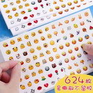 qq表情包贴纸emoji创意卡通可爱DIY手帐装饰日记本心情贴表情贴纸qq expression package stickers emoji creative cardomzkyfdgpe02my2