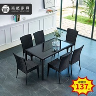 Milk Tea Shop Cafe Hotel Outdoor Courtyard Foshan Rattan Chair Furniture Rattan Waterproof Furniture