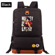 Cartoon Japanese Comic One Piece Luffy Youth Student Schoolbag Men Women Backpack Travel Bag