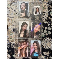 NMIXX JIWOO KYUJIN HAEWON BAE POB AND PHOTOCARDS
