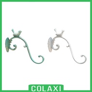 [Colaxi] Hanging Flower Pot Plant Hook Heavy Duty Plant Hanger for Outdoor Wall Fence Green