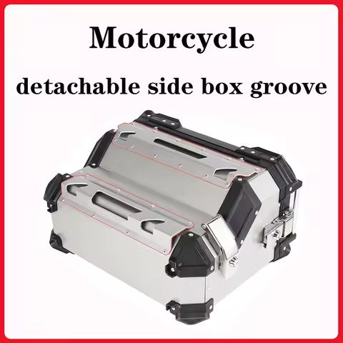 For 38L side box groove motorcycle side box Can quick releaseinstallatio 4pcs aluminum alloy side bo