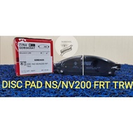 TRW-NISSAN NV200 FRONT DISC BRAKE PAD( GDB3435AT )
