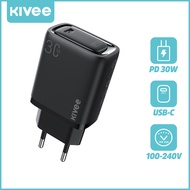 KIVEE Wall Charger 30W Kepala Fast Charging Adaptor Quick Fast Charger For iphone OPPO samsung xiaomi HUAWEI VIVO