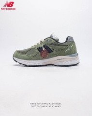 นิวบาลานซ์ New Balance NB990 V3 Premium Lifestyle Sneakers Classic Comfortable And Fashionable Retro