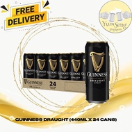 Guinness Draught - 440ml x 24 cans (BBD: 01/2026)