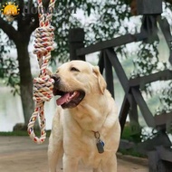 DONOVAN Dogs Cotton Rope Toy, Bite Resistant Wear Resistant Puppy Rope Knot Toy, Dog Tug of War Rope Colorful Dog Bite Interactive Toys Dog Chew Toy Grinding