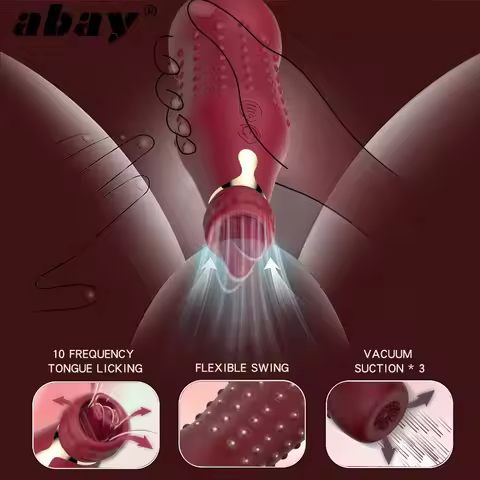 Masturbator Adult Products Tongue Swatting Vibrator Female Stimulator Breast Massager Female with Pe