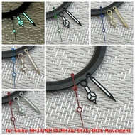Seiko NH34/NH35/NH36/4R35/4R36 Movement Watch Hands 13MM Green Luminous Set Modified Watch