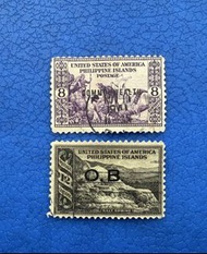 菲律賓郵票（美属）紀念郵票 2枚 1930年代